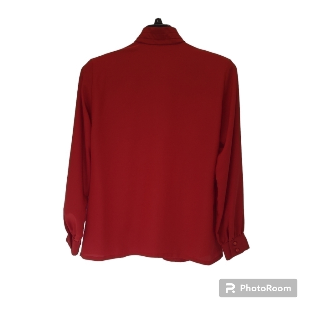 Pendleton Mock Button Neck Button Down Vintage Re… - image 2